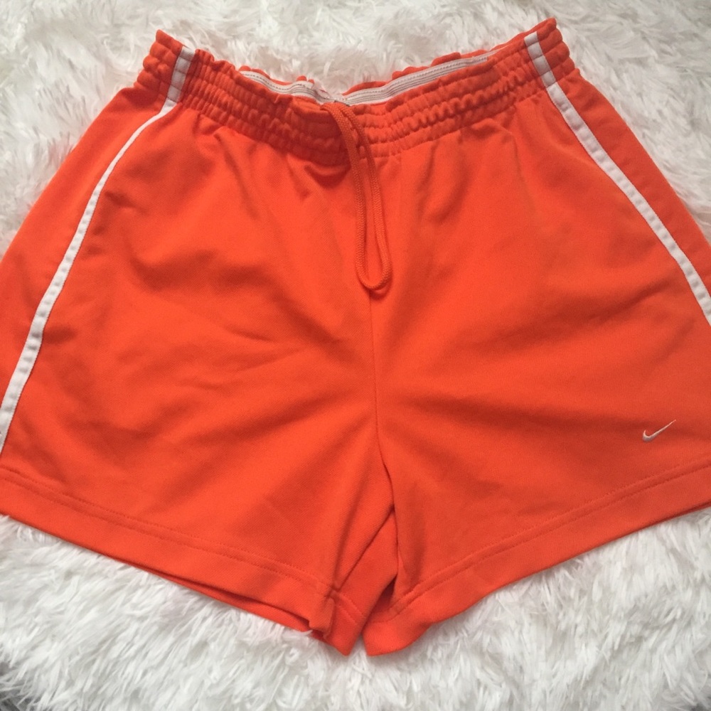 Orange Nike shorts